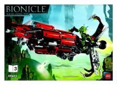 LEGO 8943 instructions page 1 – build guide