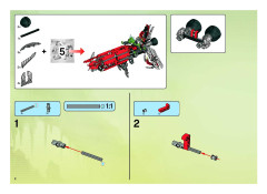 LEGO 8943 instructions page 2 – build guide