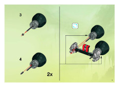 LEGO 8943 instructions page 5 – build guide