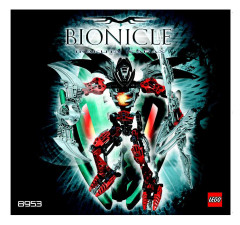 LEGO 8953 instructions page 1 – build guide