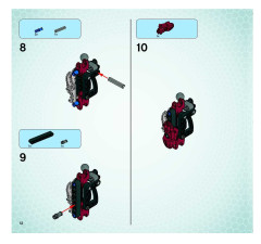 LEGO 8953 instructions page 12 – build guide