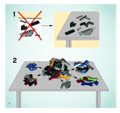 LEGO 8953 instructions page 2 – build guide