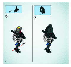 LEGO 8953 instructions page 6 – build guide