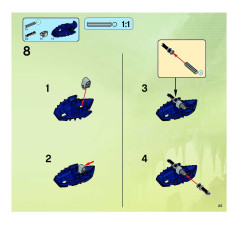 LEGO 8954 instructions page 25 – build guide