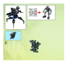 LEGO 8954 instructions page 4 – build guide