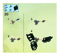 LEGO 8954 instructions page 40 – build guide