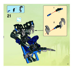 LEGO 8954 instructions page 43 – build guide