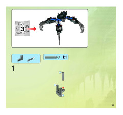 LEGO 8954 instructions page 45 – build guide