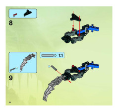 LEGO 8954 instructions page 50 – build guide