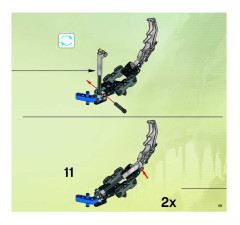 LEGO 8954 instructions page 59 – build guide