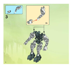 LEGO 8954 instructions page 6 – build guide