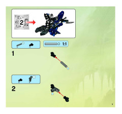 LEGO 8954 instructions page 9 – build guide