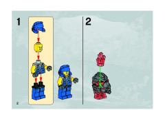 LEGO 8956 instructions page 2 – build guide