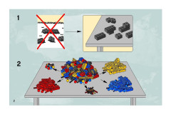 LEGO 8957 instructions page 2 – build guide