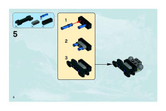 LEGO 8957 instructions page 6 – build guide