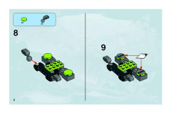 LEGO 8957 instructions page 8 – build guide