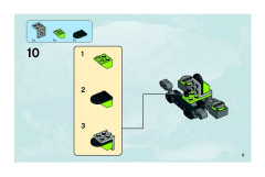 LEGO 8957 instructions page 9 – build guide