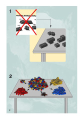 LEGO 8958 instructions page 2 – build guide