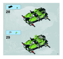LEGO 8959 instructions page 21 – build guide