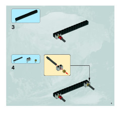 LEGO 8959 instructions page 9 – build guide
