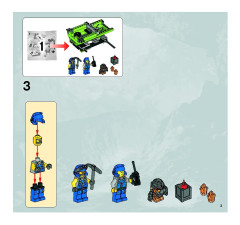LEGO 8960 instructions page 3 – build guide