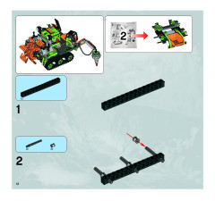 LEGO 8961 instructions page 12 – build guide