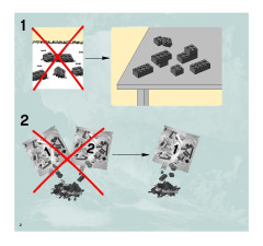 LEGO 8961 instructions page 2 – build guide