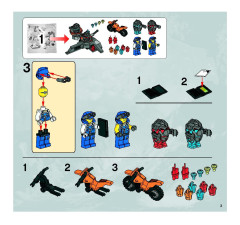LEGO 8961 instructions page 3 – build guide