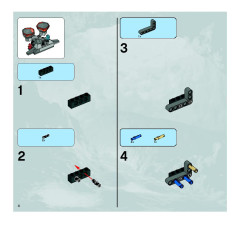 LEGO 8961 instructions page 4 – build guide