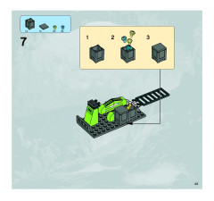 LEGO 8961 instructions page 43 – build guide