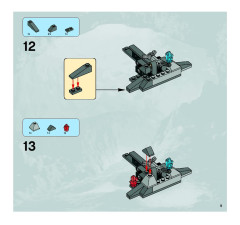 LEGO 8961 instructions page 9 – build guide