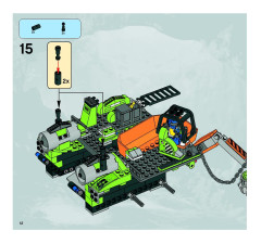 LEGO 8961 instructions page 12 – build guide
