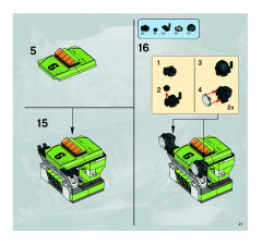 LEGO 8961 instructions page 21 – build guide