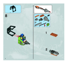 LEGO 8961 instructions page 4 – build guide