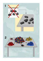 LEGO 8962 instructions page 2 – build guide