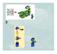 LEGO 8963 instructions page 3 – build guide