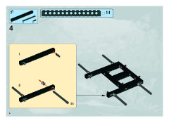 LEGO 8964 instructions page 6 – build guide