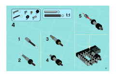 LEGO 8968 instructions page 17 – build guide