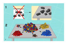 LEGO 8968 instructions page 2 – build guide