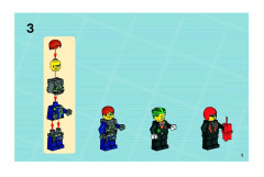 LEGO 8968 instructions page 3 – build guide