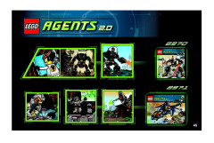 LEGO 8968 instructions page 45 – build guide