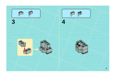 LEGO 8968 instructions page 5 – build guide