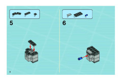 LEGO 8968 instructions page 6 – build guide