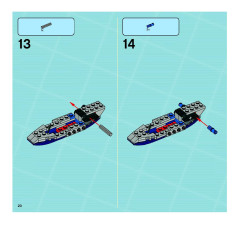 LEGO 8970 instructions page 20 – build guide