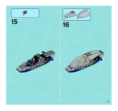 LEGO 8970 instructions page 21 – build guide