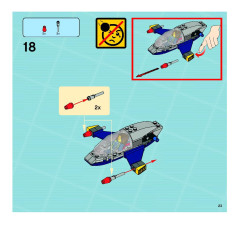 LEGO 8970 instructions page 23 – build guide