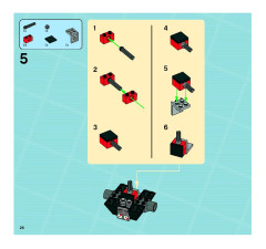 LEGO 8970 instructions page 28 – build guide
