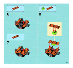 LEGO 8970 instructions page 29 – build guide