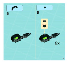 LEGO 8970 instructions page 33 – build guide