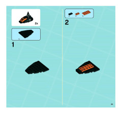 LEGO 8970 instructions page 35 – build guide